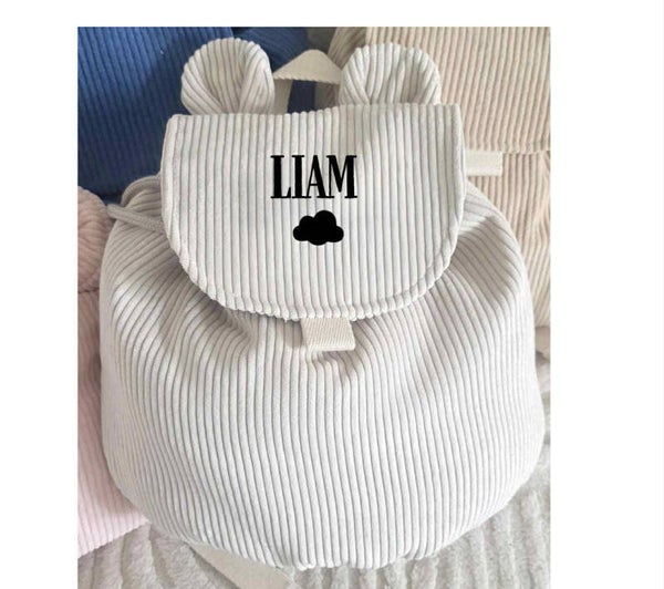 Sac à dos côtelé personnalisé