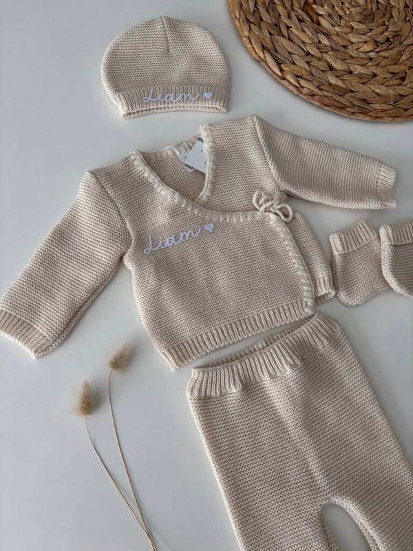 Ensemble naissance en maille personnalisé