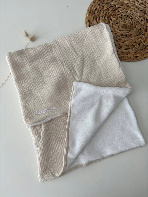 Plaid doublé polaire 90x90 personnalisé