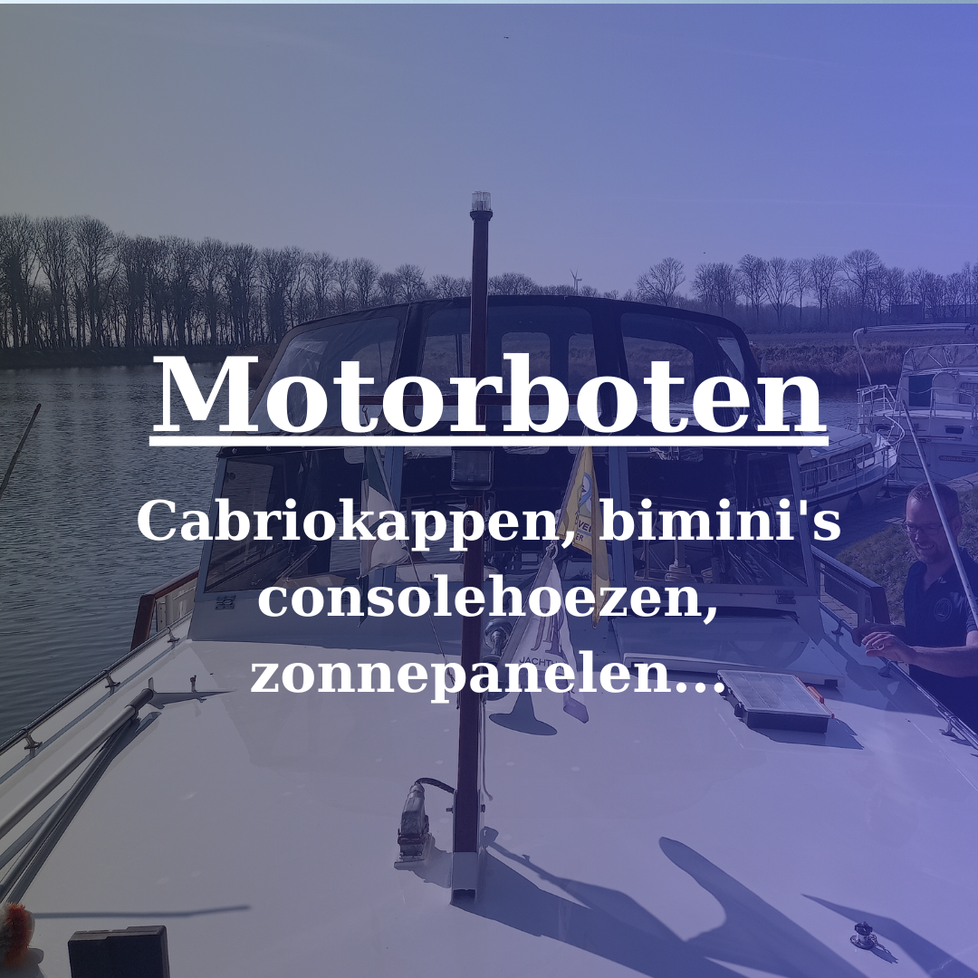 motorboten cabriokappen console hoezen zonnepanelen