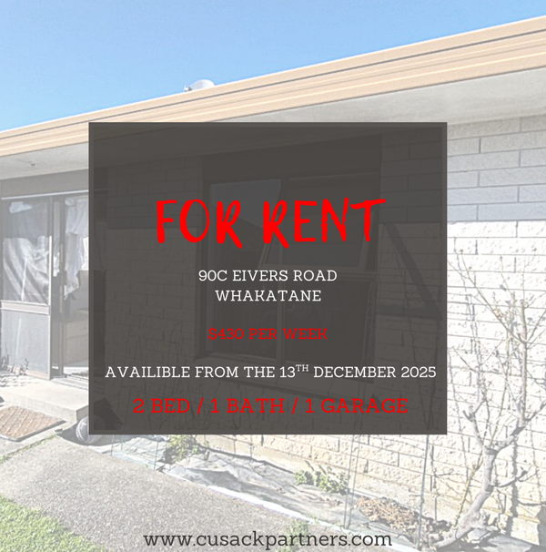 Warm 2 Bedroom in the heart of Whakatane - RENTED