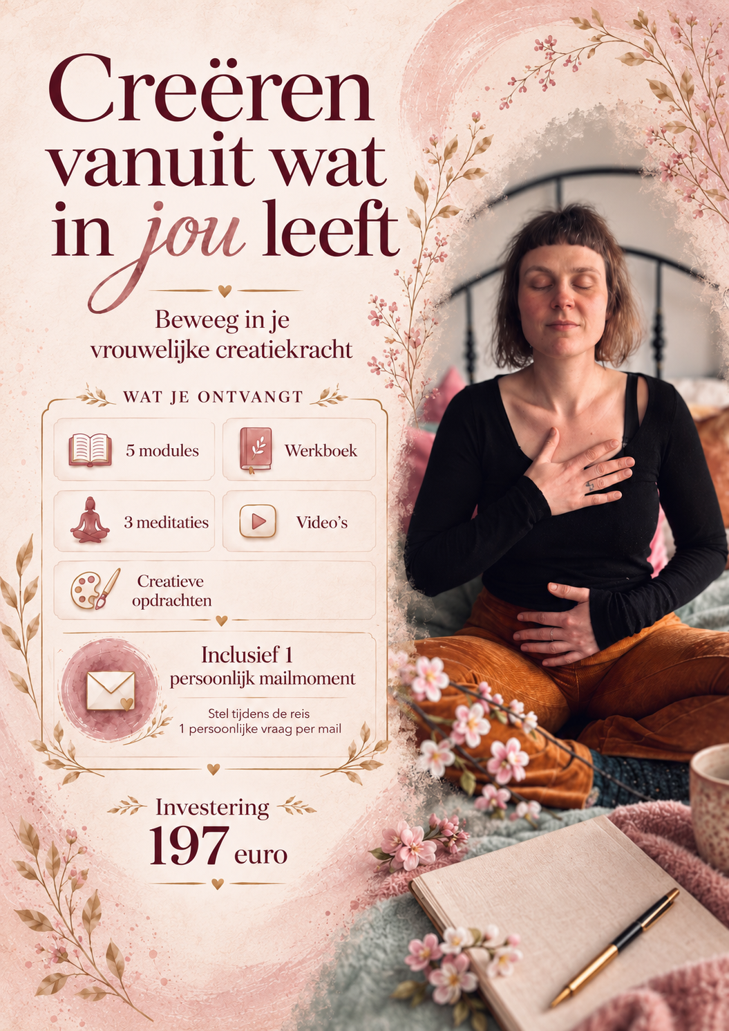 Creëren vanuit wat in jou leeft | Beweeg in je vrouwelijke creatiekracht