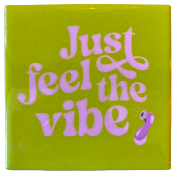 ‘Just Feel The Vibe’ Tegeltje - Daan Kromhout