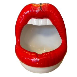 Lips Rood Vaas/Asbak - Housevitamin
