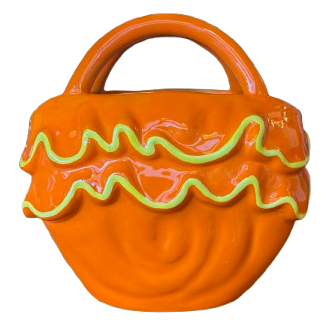 Handtas Vaas Oranje - Daan Kromhout