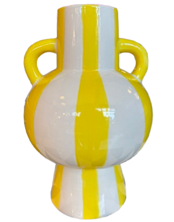 Strepen Oren Vaas Geel - Homebound