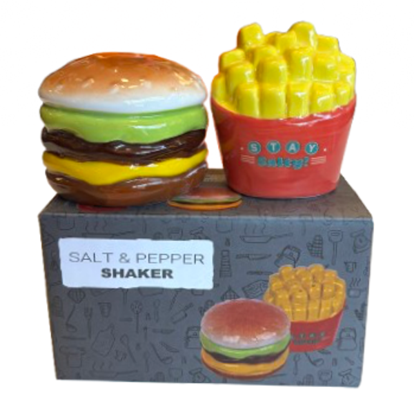 ‘Hamburger & Friet’ Peper & Zout Stelletje