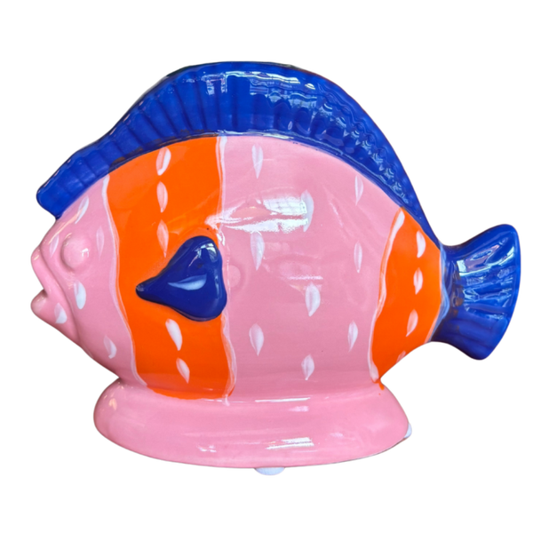 Vis Kandelaar Meerkleurig - Que Rico