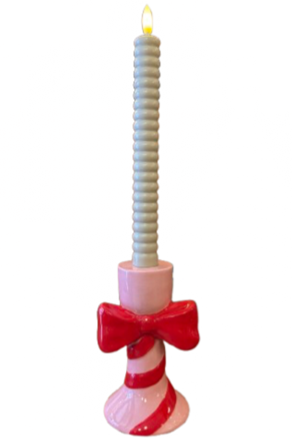 Strik Kandelaar Roze/Rood - Housevitamin