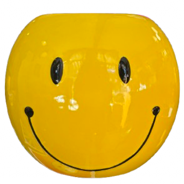 Smiley Pot Geel L