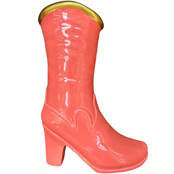 Cowboy Boots Vaas Roze - Homebound