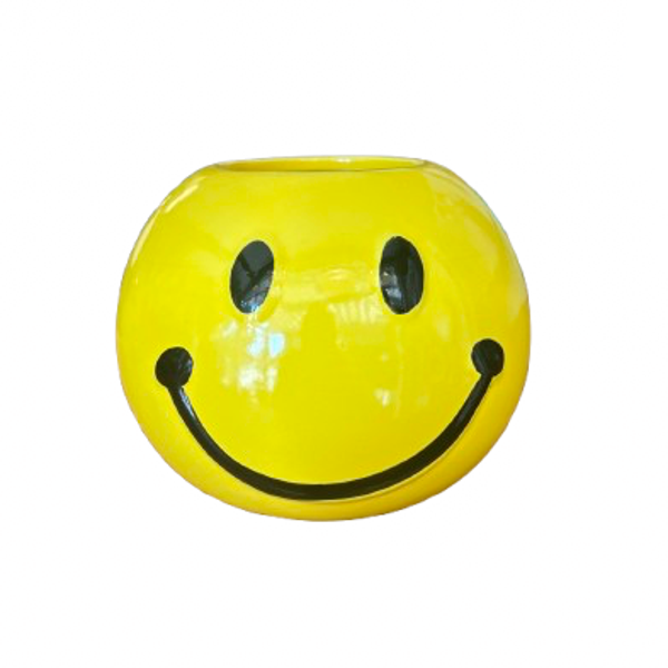 Smiley Pot Geel/Zwart S - Daan Kromhout