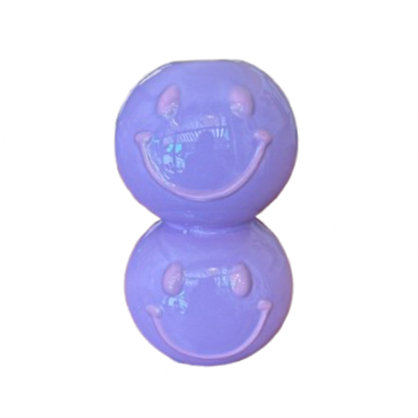 Smiley Kandelaar Dubbel Paars/Roze - Daan Kromhout