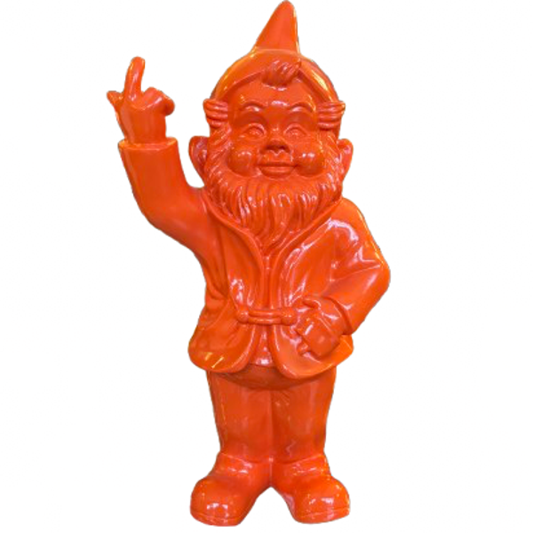 Kabouter Vinger Beeld Oranje L