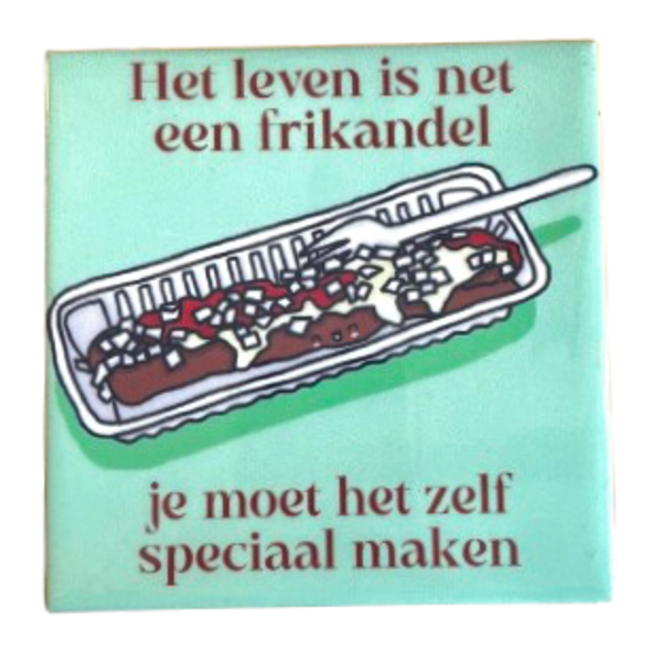 ‘Frikandel Speciaal’ Tegeltje - Homebound