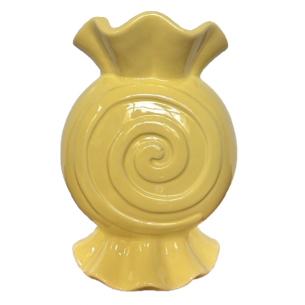 Candy Pastel Geel Vaas - Daan Kromhout