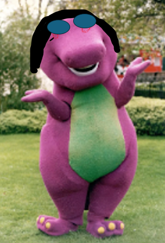 Barney with Hair