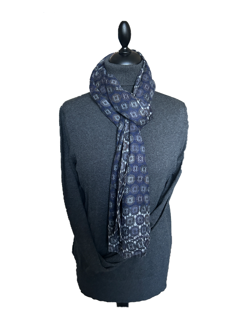 MEREIN HEREN SHAWL 100% WOL MULTICOLOR 50X190CM