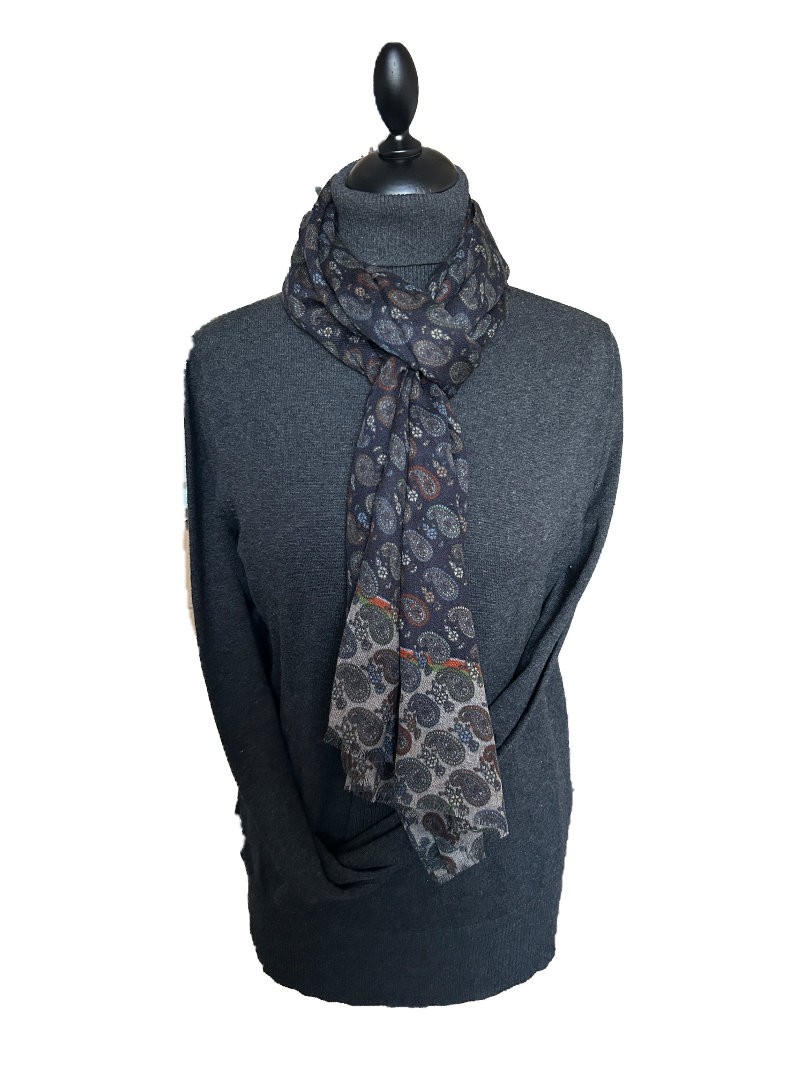 MEREIN HEREN SHAWL 100% WOL 50X190CM MULTICOLOR