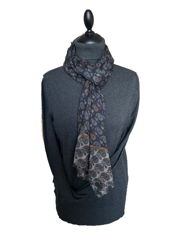 MEREIN HEREN SHAWL 100% WOL 50X190CM MULTICOLOR