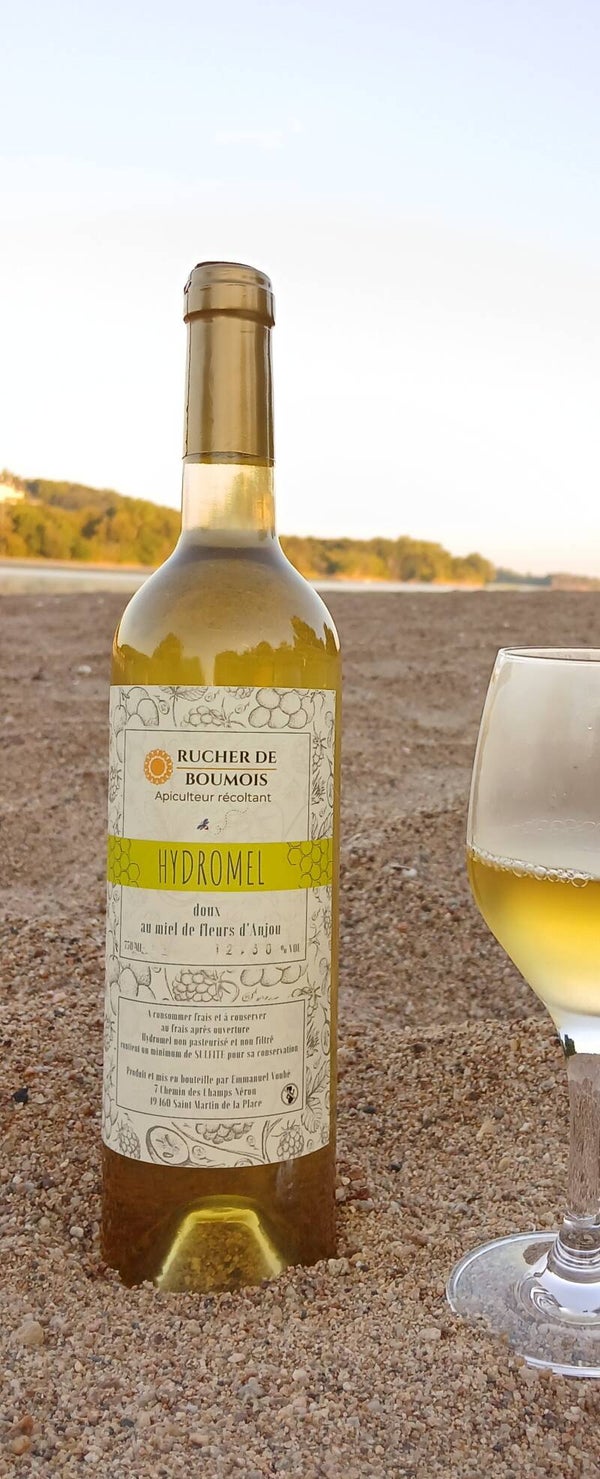 Hydromel doux au miel de fleurs d'Anjou 75 cl