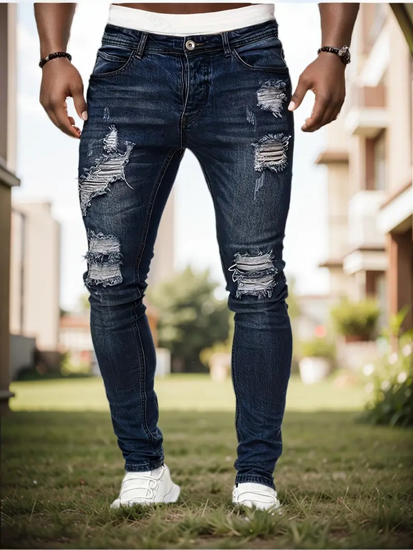 Heren Jeans slim fit vintage