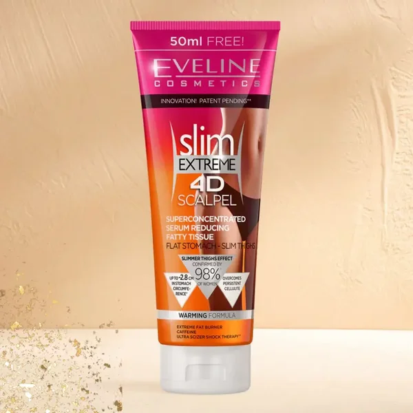 EVELINE COSMETICS SLIM EXTREME 4D SCALPEL – Vartaloseerumi (250 ml)