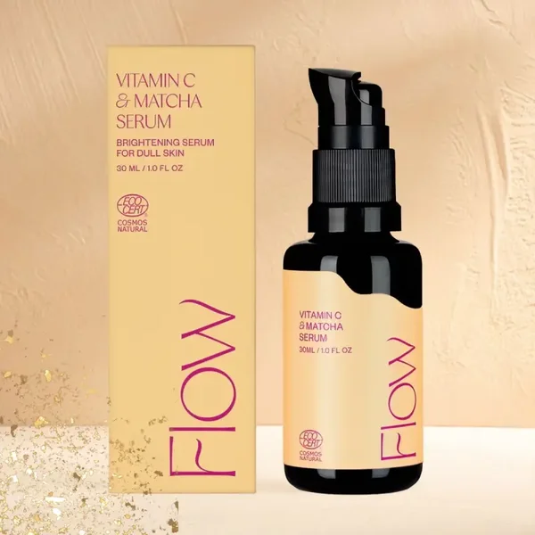 FLOW COSMETICS VITAMIN C & MATCHA SERUM – Kirkastava C-vitamiiniseerumi (30 ml)