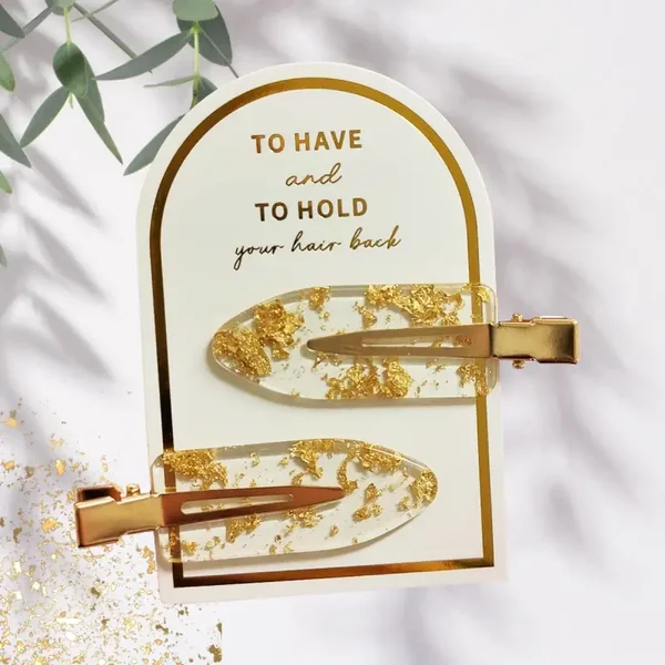 KULLANSÄVYISET HIUSKLIPSIT (2 kpl/pkt)