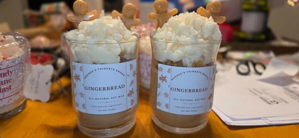 12oz Gingerbread Man Candle