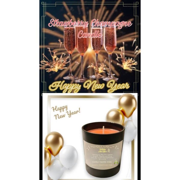 10 oz Custom Family New Years Eve Candle