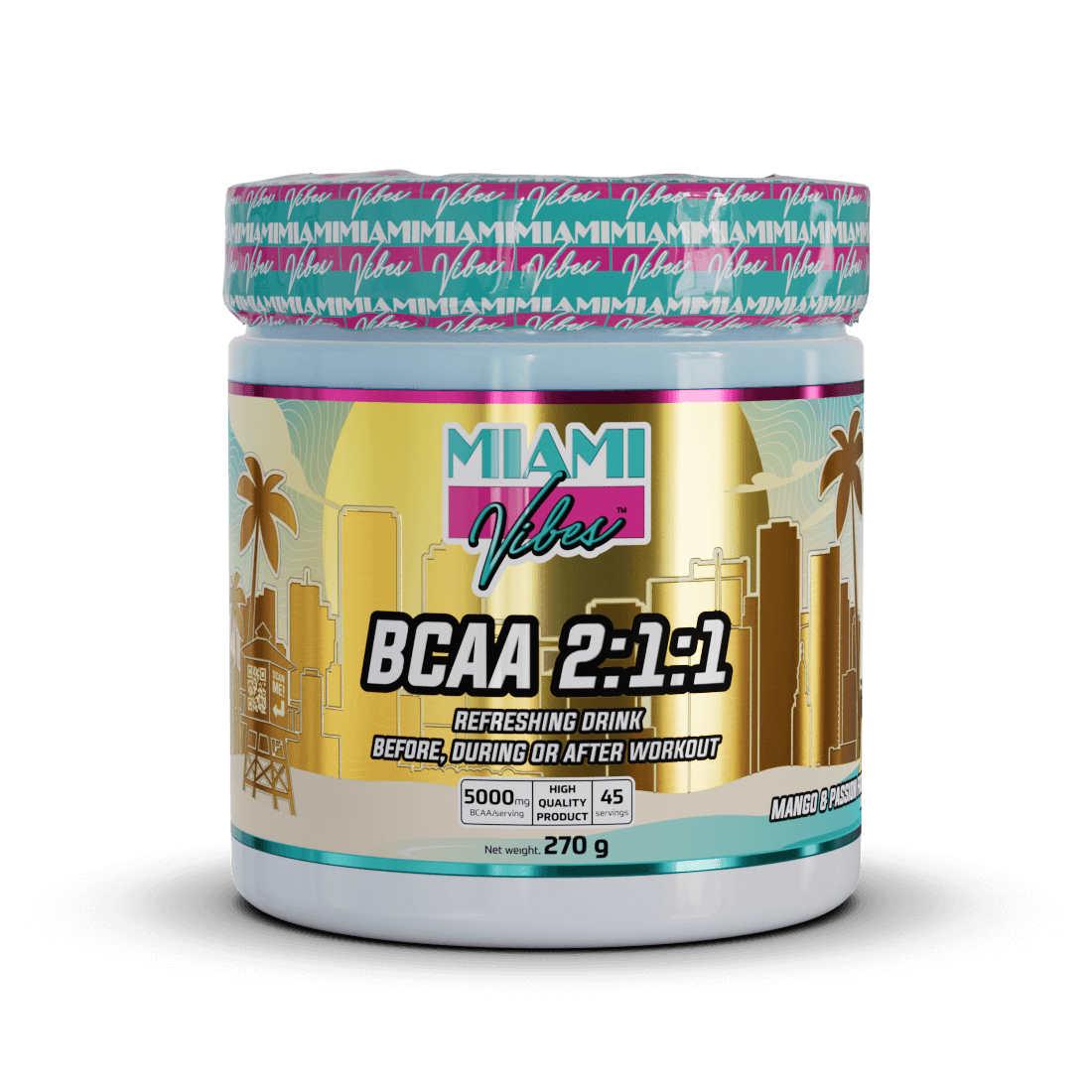 MIAMI VIBES – BCAA 2:1:1 POWDER (Halal)