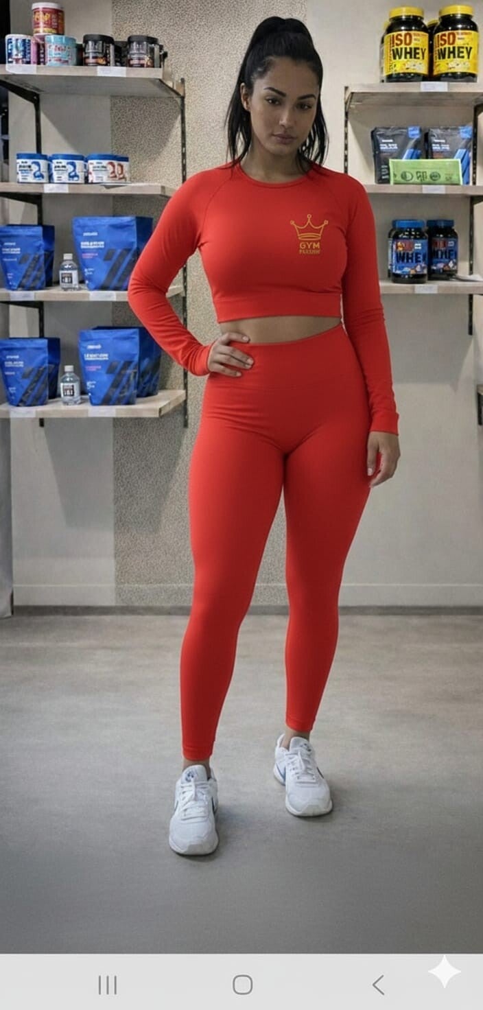 Gym passion leggings set