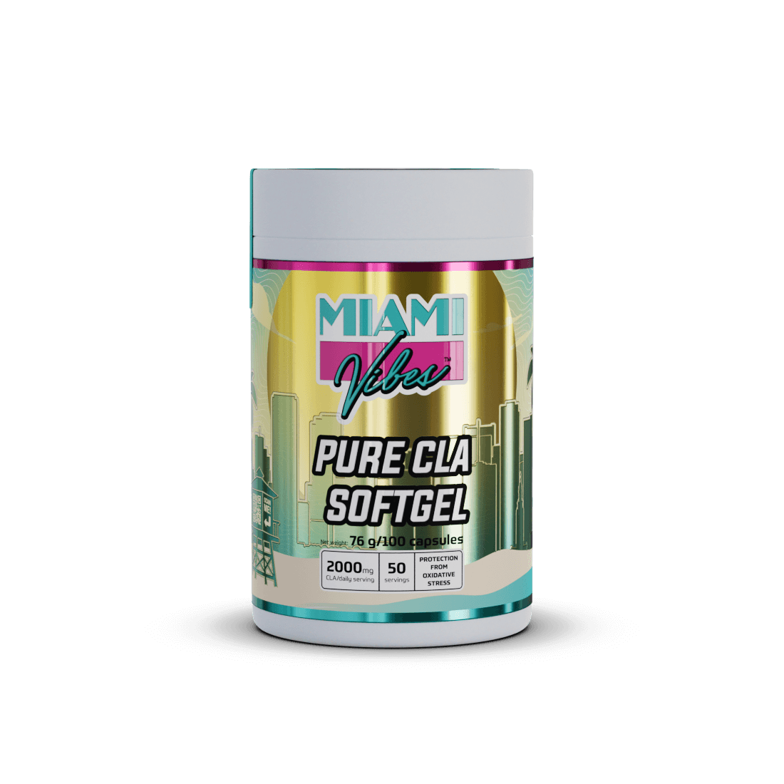 MIAMI VIBES – PURE CLA SOFTGELS – 100 CAPSULES