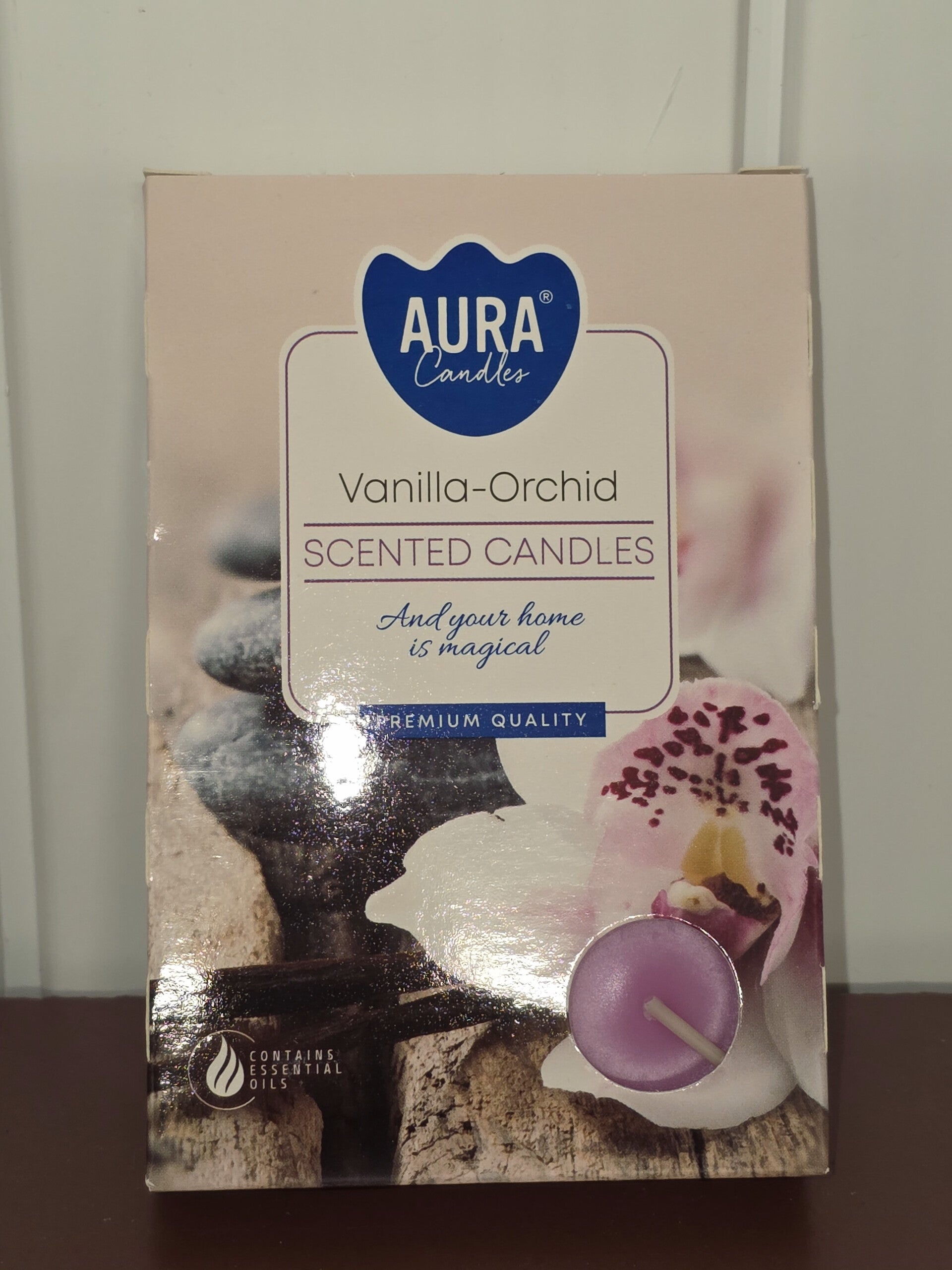 Bougie parfumée vanille orchidee