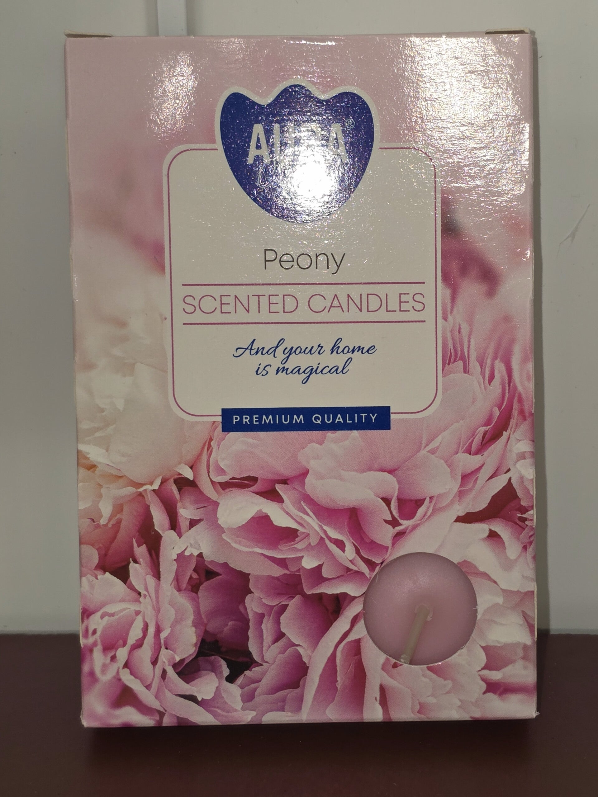 Bougie parfumée pivoine