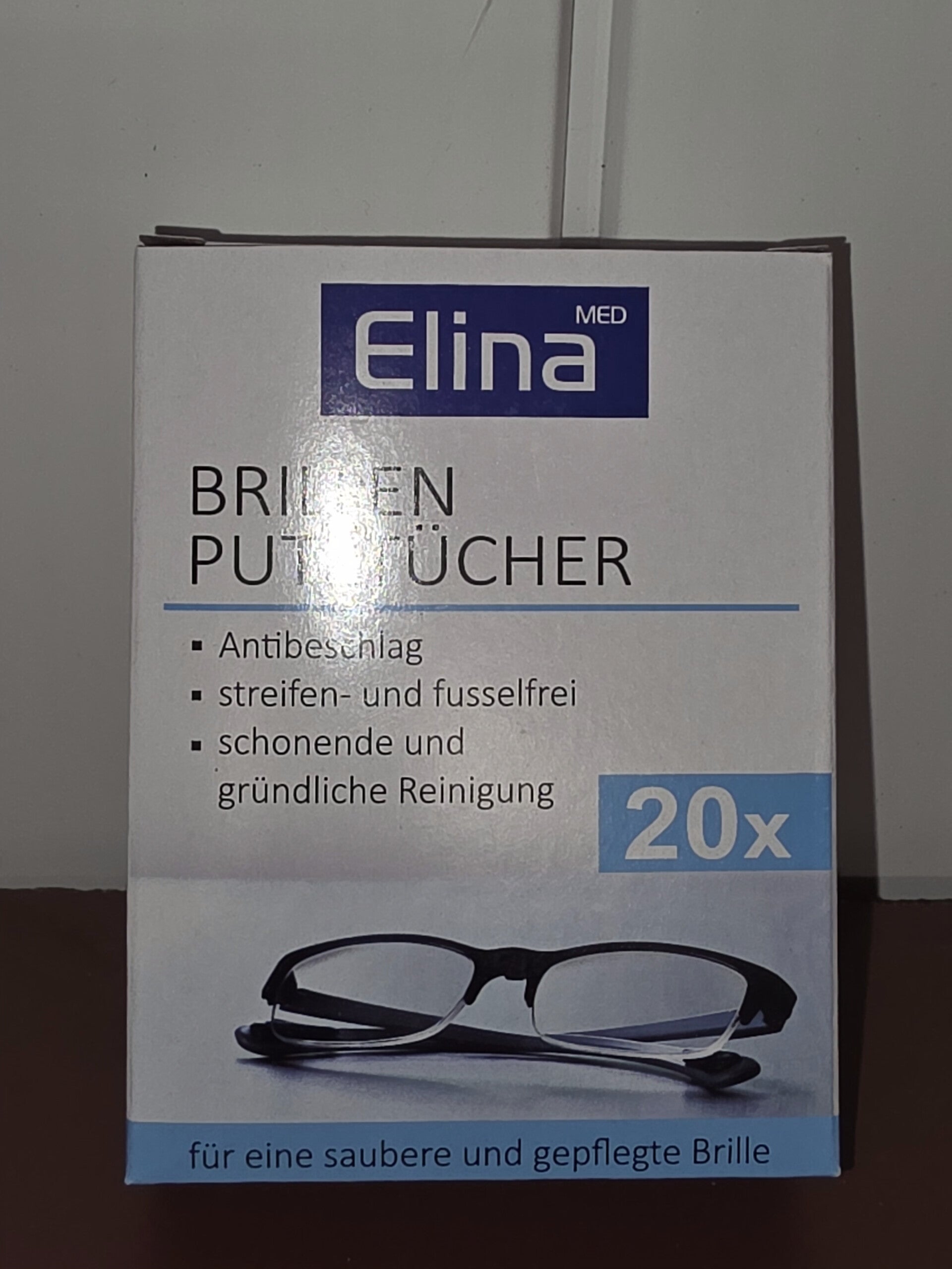 Lingette nettoyante lunette