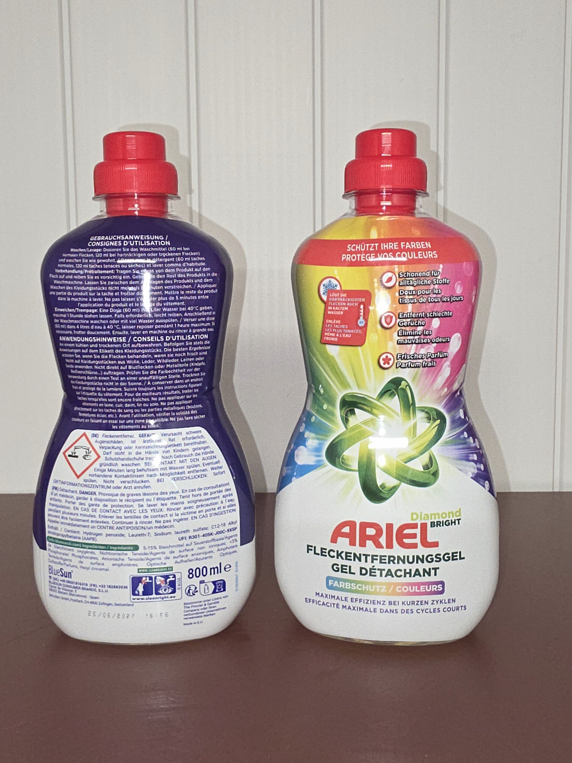 Gel ariel couleur