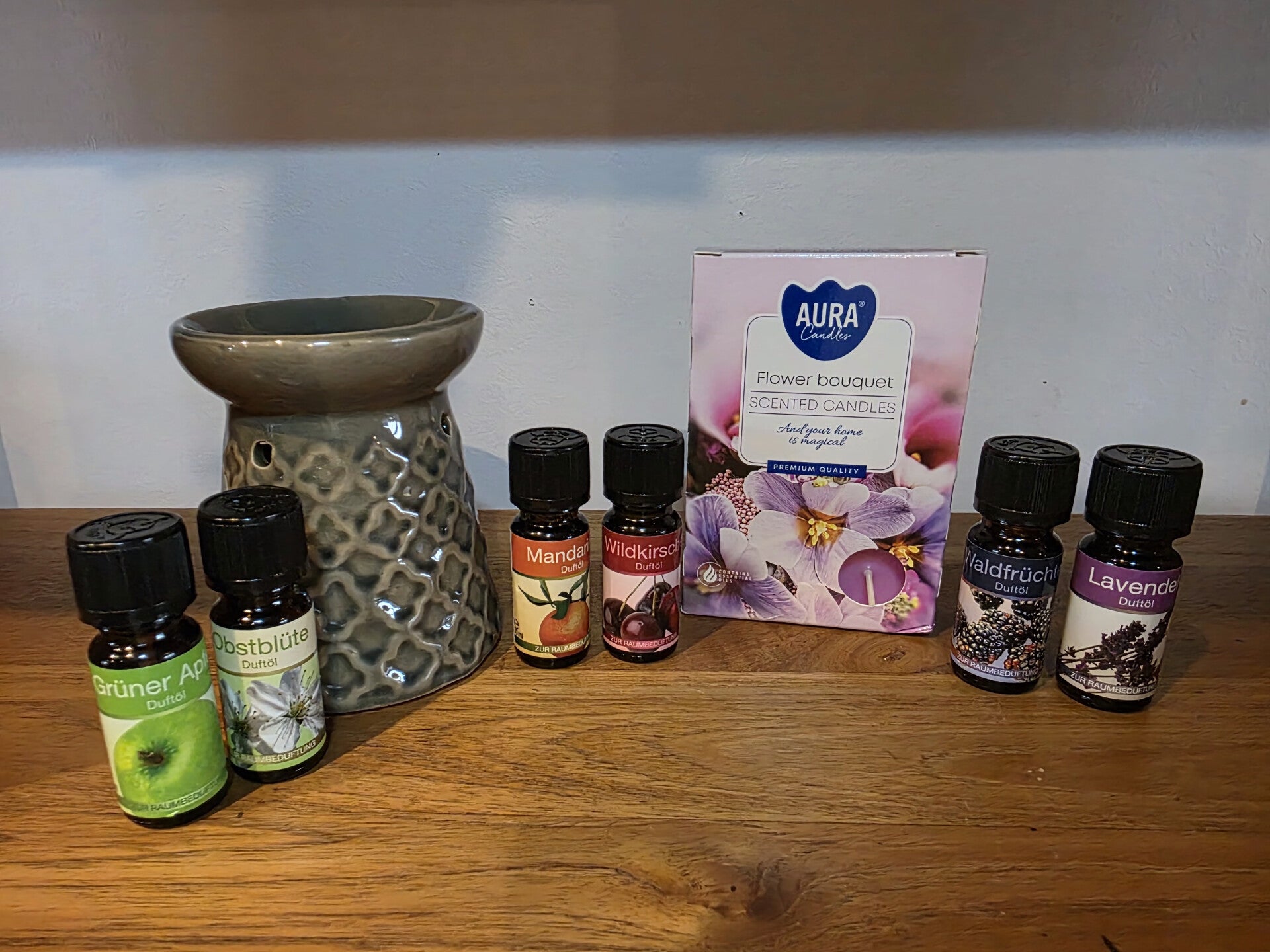 Bruleur + huile essentielle