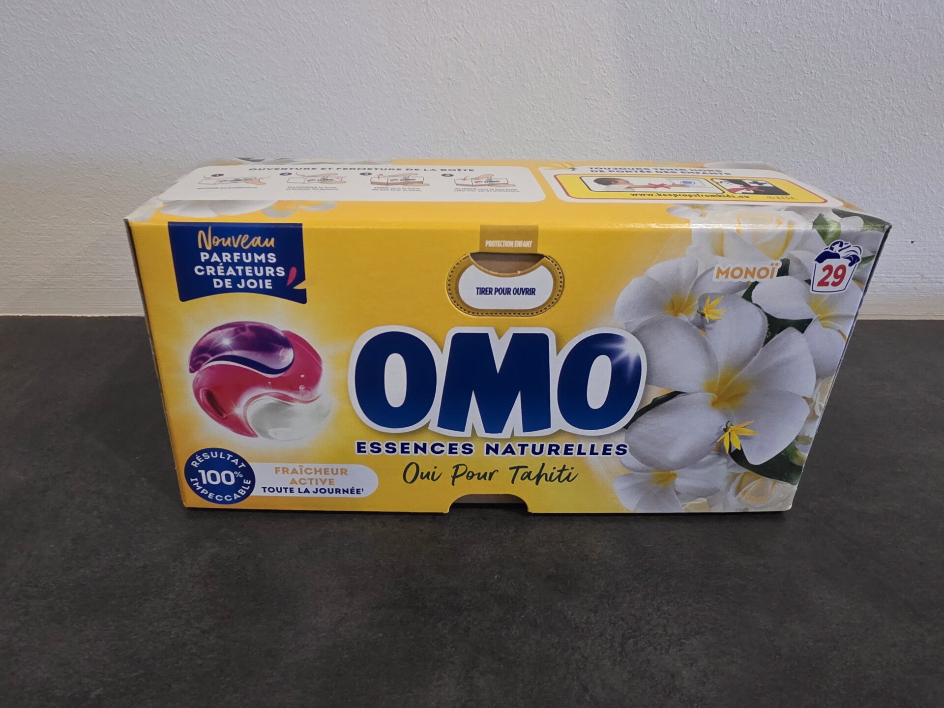 Omo capsules  " oui pour tahiti"