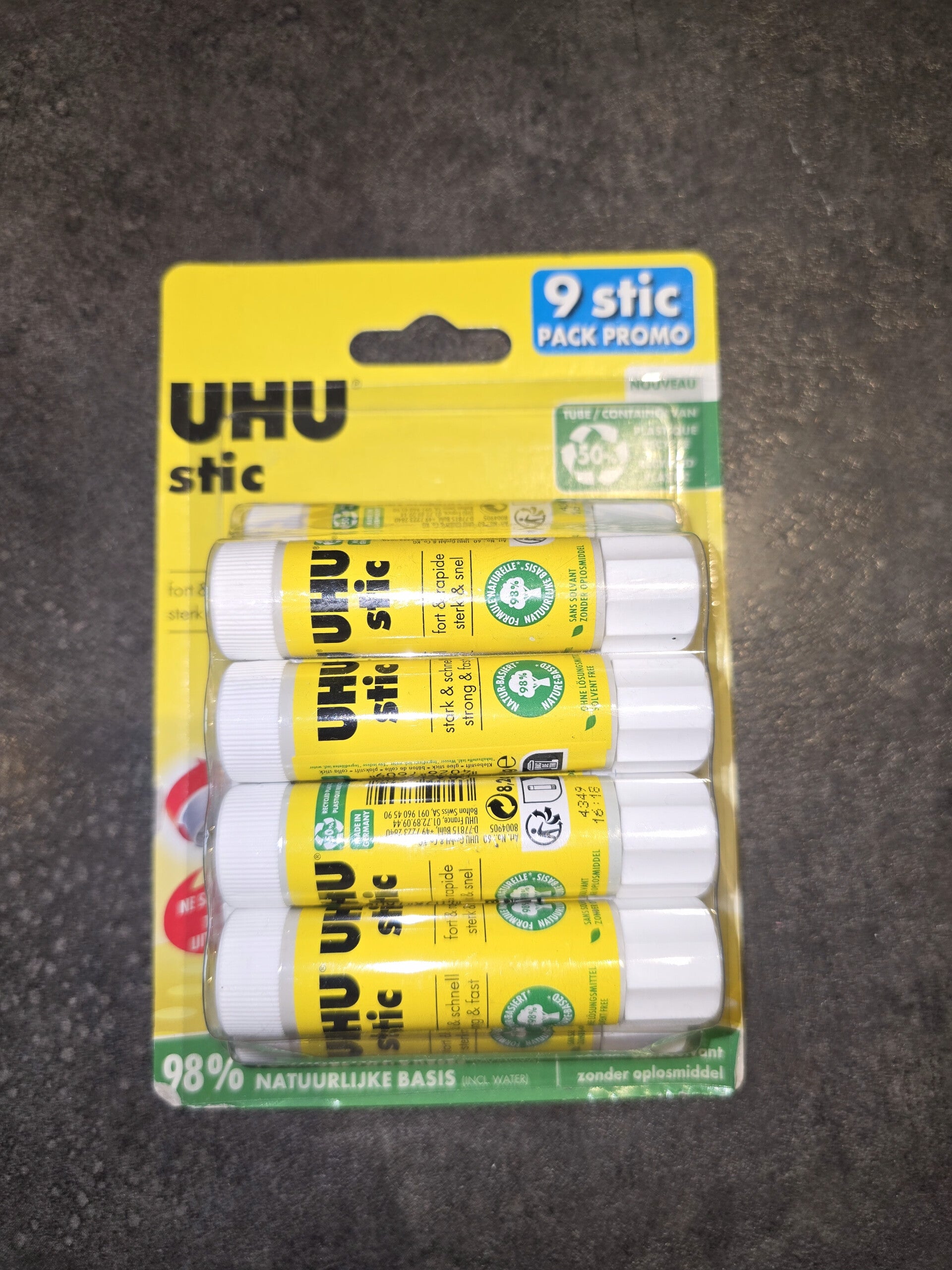 Tube de colle UHU x 9