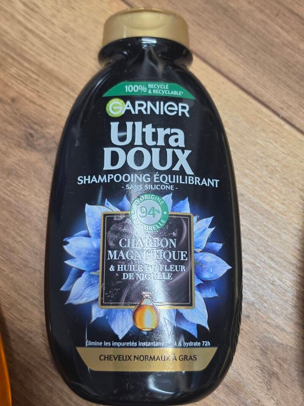 Shampooing Ultra doux charbon