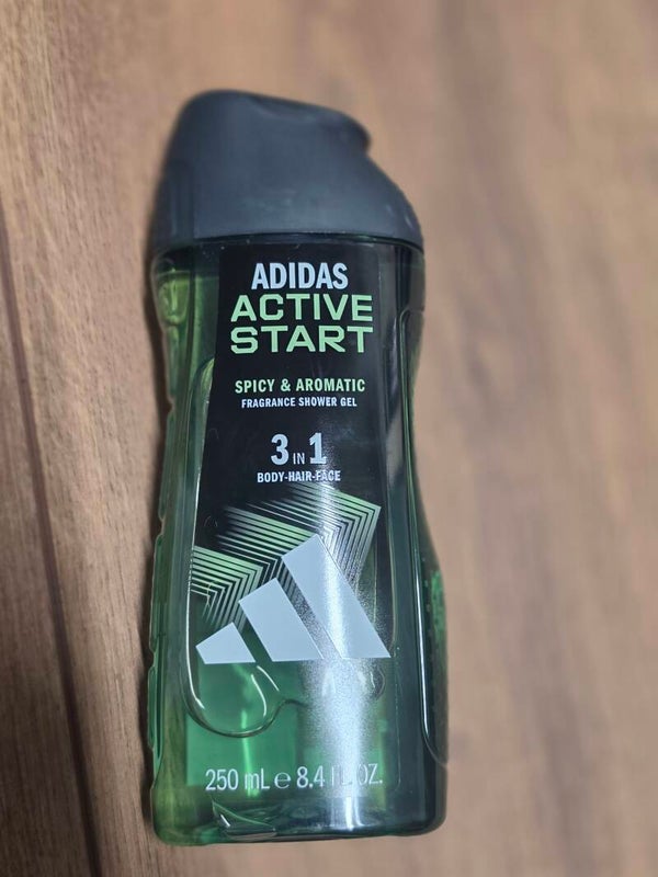 Gel douche adidas 3 en 1 vert