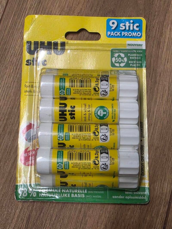 Tube de colle UHU x 9