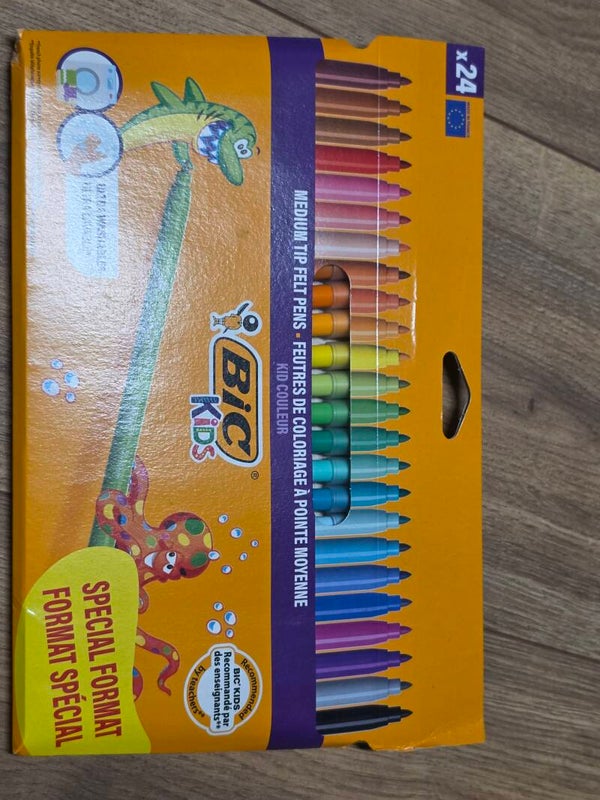 24 feutres bic