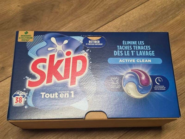 Skip capsules active clean