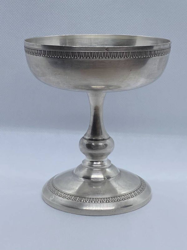 Franse voetstukkom / tazza - Louis Goignet - .950 zilver - Louis Goignet - Frankrijk - eind 19e eeuw / begin 20e eeuw