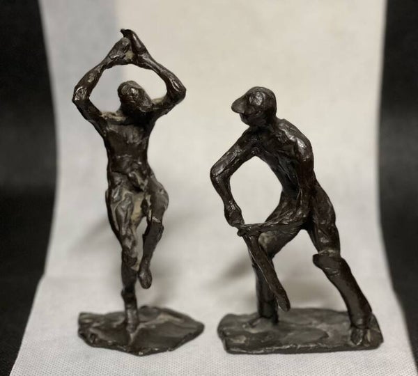 Peter kortekaas - 2 beeldjes - handbal spel