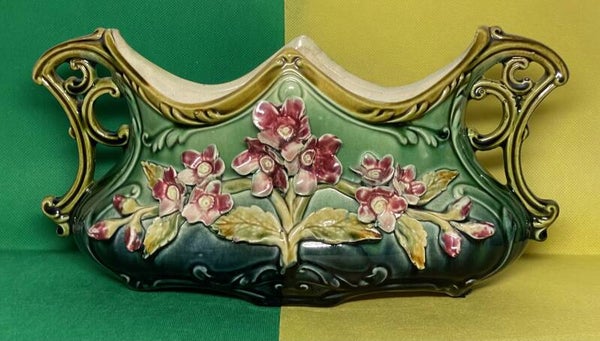 Art Nouveau Majolica jardiniere