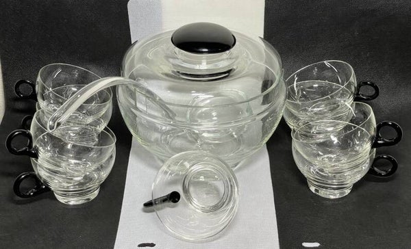 Art Deco Andries Copier Leerdam - bowl set